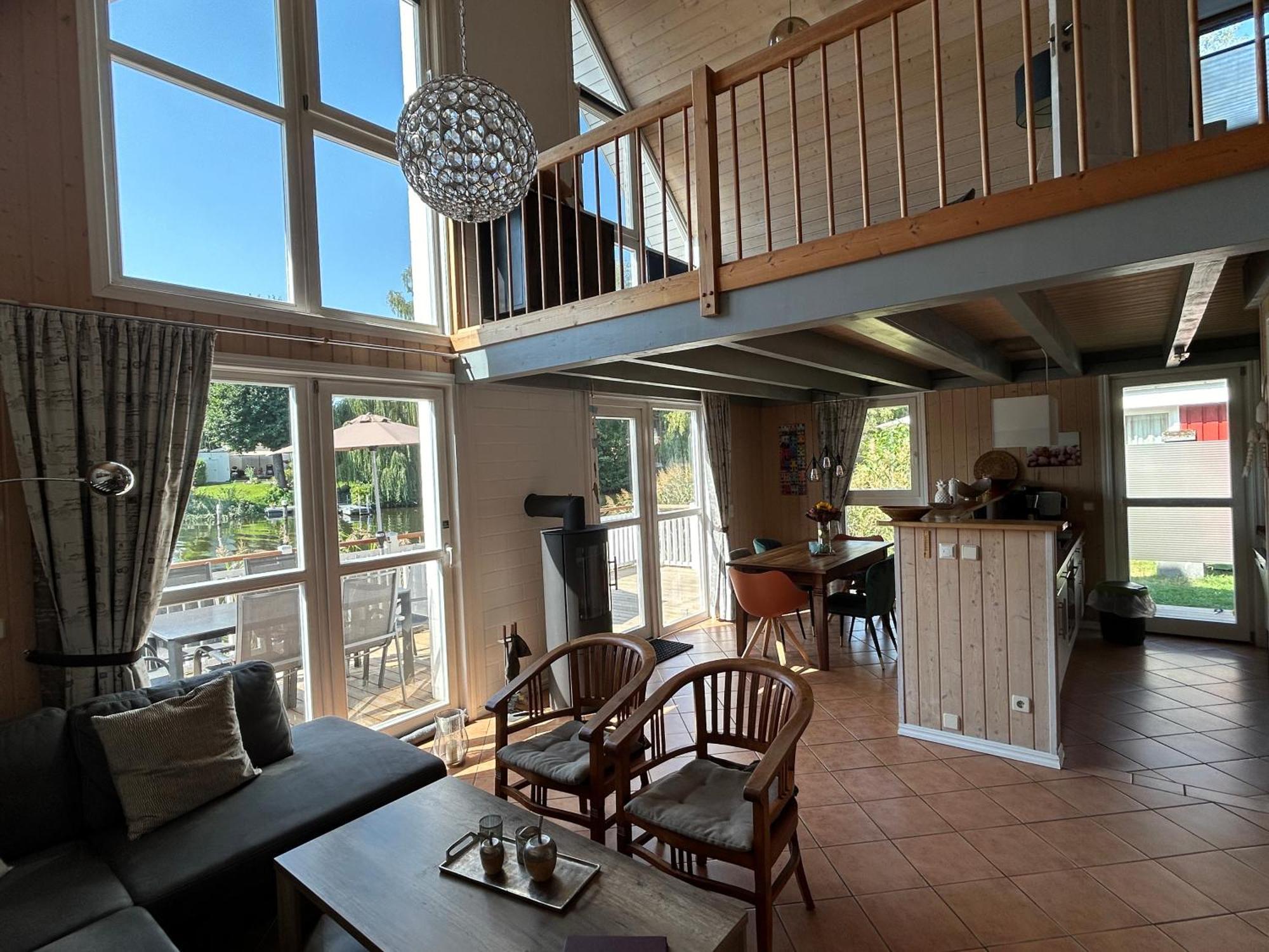 Ferienhaus Mit Wasserterrasse - Mit Sauna Und Kamin - Inklusive Nebenkosten Wendisch Rietz Εξωτερικό φωτογραφία